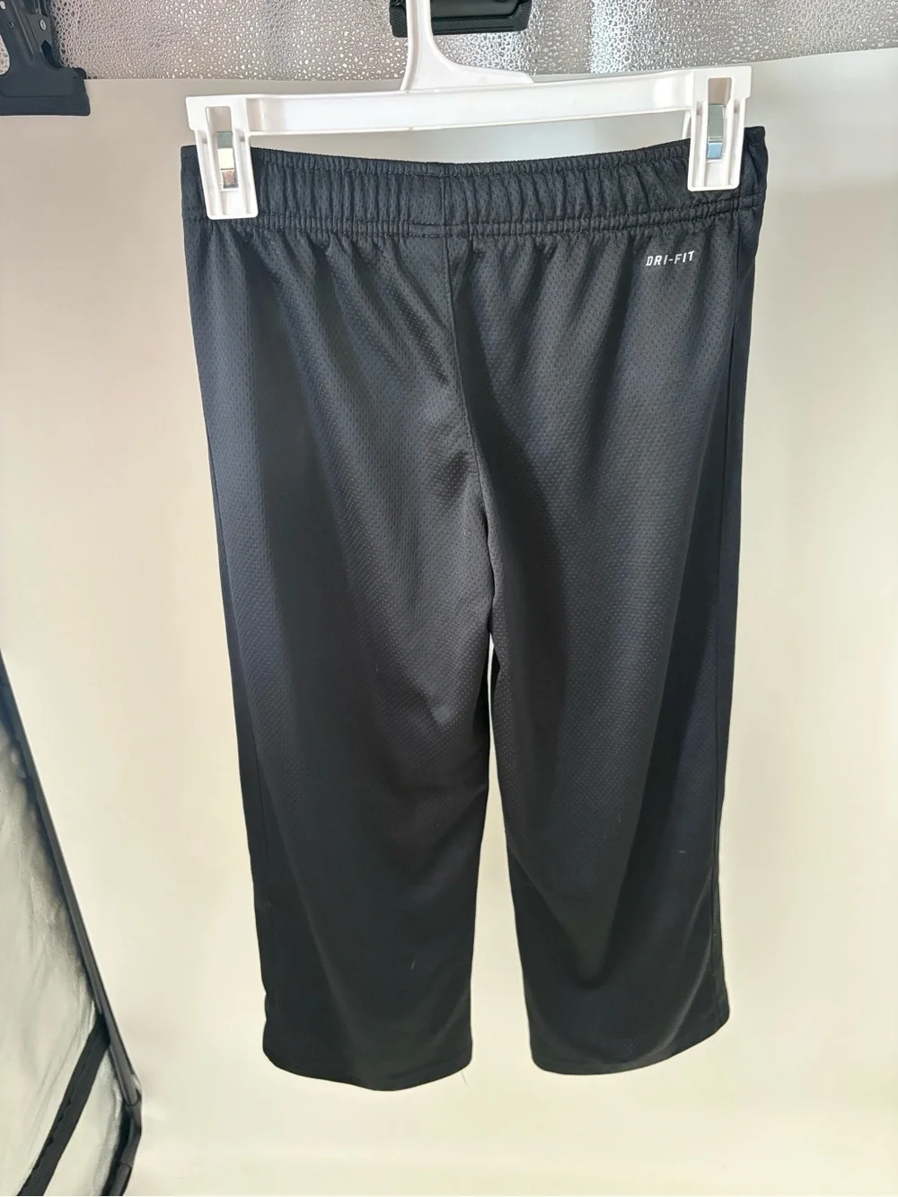 Nike Black Kids' Sweatpants with White Swoosh